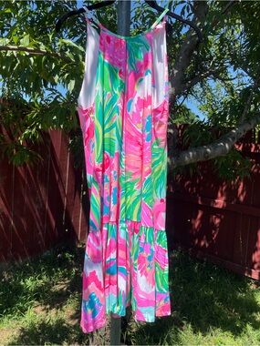 Lilly Pulitzer Pink Tropical Print Girls' Skirt